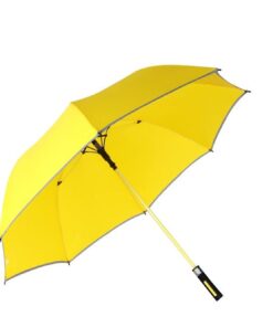 Alice Umbrellas Auto Open Fibreglass Golf Umbrella - Yellow