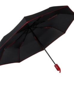 Alice Umbrellas Auto Open Mini Compact - Black