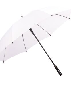 Alice Umbrellas Auto Open Windproof Fibreglass Golf - White