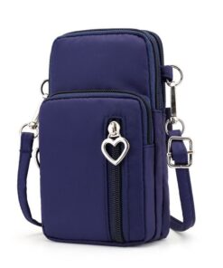 All-Purpose Mini Cross-Body Shoulder Wallet Purse - Sweat-Proof - Navy