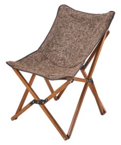 Alocs Ultralight Wooden Foldable Camping Chair - Mocha