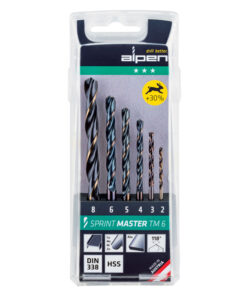 ALPEN Sprint Master TM6 6 PCS HSS Jobber Drill Bit Set