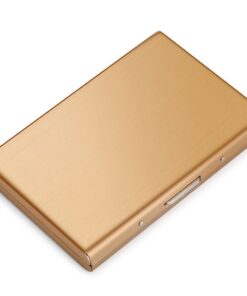 Aluminium Credit Card Wallet - RFID Blocking - Gold