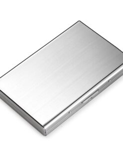 Aluminium Credit Card Wallet - RFID Blocking - Silver