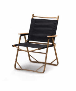 Aluminium Folding Camping Chair 78cm - Black