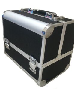 Aluminium Make Up Cosmetic Carry Case Black