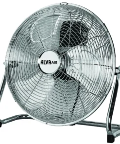 Alva Air 40cm Metal Floor Fan-Silver