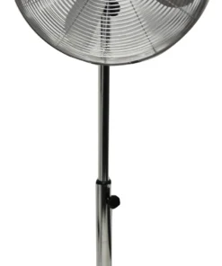 Alva Air 40cm Metal Pedestal Fan-Silver