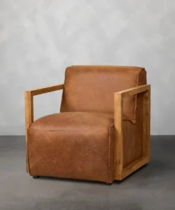 Amalfi II Occasional Chair, Andes Bourbon
