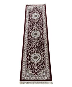 Aman Floral Red Persian Design Passage Runner/Rug - 300 x 80 cm