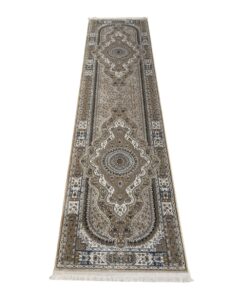 Aman Rugs Oriental Persian Floral Passage Runner/Rug - Beige - 300 x 80 cm