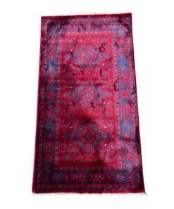 Aman Rugs Persian Design Red Oriental Machine Made Rug - 150 x 80 cm