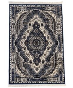 Aman Rugs - Persian Navy Blue Area Rug - 170 x 120 cm