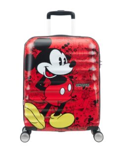American Tourister Disney Wavebreaker Spinner 55CM - Com.White - Mickey Comics Red