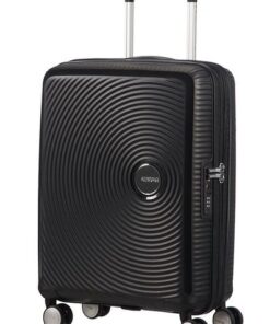 American Tourister Soundbox 55cm Expandable Spinner - Black
