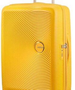 American Tourister Soundbox 67cm Expandable Spinner - Golden Yellow