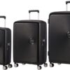 American Tourister Soundbox Spinners - Bass Black (Set of 3)