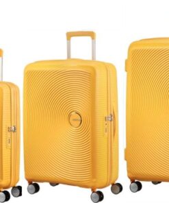 American Tourister Soundbox Spinners - Golden Yellow (Set of 3)