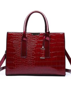 Amore Red PU Leather Handbag 2.0