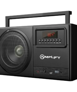 Amplify Tuner Series Bluetooth Radio Speaker-Black