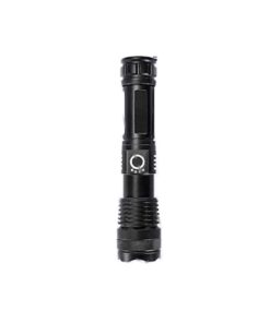 Andowl Large Ultra Bright Rechargeable LED Tactical Torch with Zoom