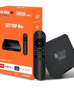 Android TV Box, M98PRO 12.0 4GB RAM 32GB ROM 4K Ultra HD