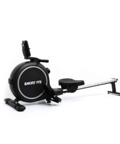 Angry Fit Fitness Rower - 3Kg Flywheel with Bluetooth - Black, Grey