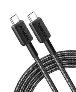 Anker 322 USB-C To USB-C Cable (6FT Braided) - Black