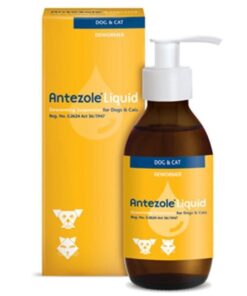Antezole Liquid 100ml Worm Treatment Chicken Flavoured - For Pets