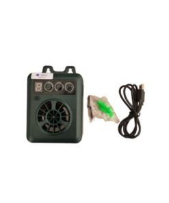 Anti-Dog Barking Ultrasonic Waterproof Rechargeable Device Green