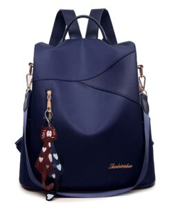 Anti-Theft Backpack - Blue