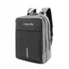 Anti-Theft Travel Backpack Laptop Bag with USB Charging Port & Lockable - Grey