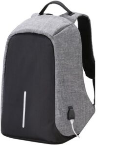 Anti-Theft Waterproof Travel Laptop Backpack - Grey