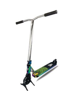 APE Pro Stunt Neo Chrome Scooter - Silver Chromoly Y- Bar