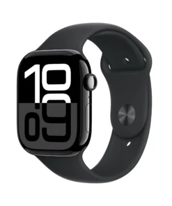 Apple Watch S10 GPS 46mm Jet Black Alu Case with Black SB S/M