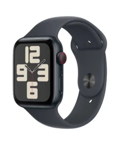 Apple Watch SE GPS + Cell 44mm Midnight Al Case with Midnight SB  M/L