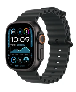 Apple Watch Ultra 2 Cell 49mm Blk Titanium Case with Black Ocean Band