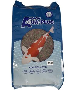 Aqua Plus 5mm Koi Feed/Food Pellets-Options 1kg/5kg/25kg