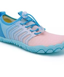 Aqua Water Shoes - Light Blue & Light Pink - UK 8