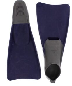 Aqualine Adult Swim Fins - Grey/Navy (Size: 9-10)