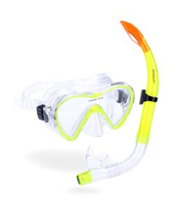 Aqualine Senior Pro Snorkeling Combo - Green