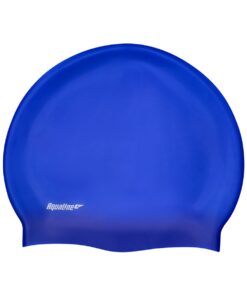 Aqualine Silicone Swim Cap - Royal Blue