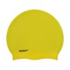 Aqualine Silicone Swim Cap - Yellow
