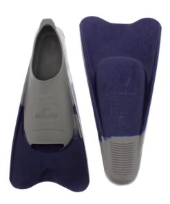 Aqualine Training Fins - Grey/Navy (Size: 9-10)