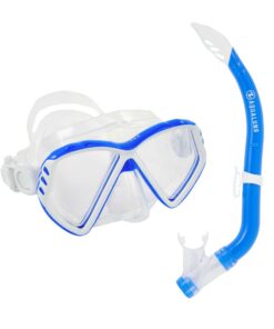 Aqualung Cub Combo SN Junior Snorkeling Set - Transparent, Blue