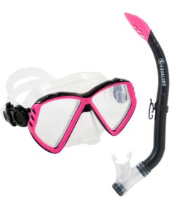 Aqualung Cub Combo SN Junior Snorkeling Set - Transparent, Pink