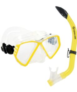 Aqualung Cub Combo SN Junior Snorkeling Set - Transparent, Yellow