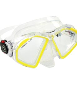 Aqualung Hawkeye SN Snorkeling Mask - Transparent, Yellow