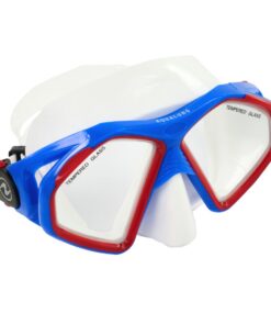 Aqualung Hawkeye SN Snorkeling Mask - White, Blue, Red