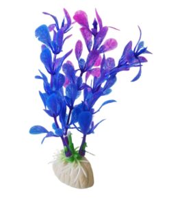 Aquarium Artificial Plants - 12cm - Blue